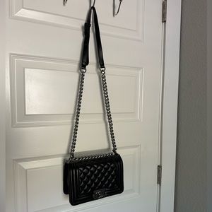 Faux leather “Chanel” bag
